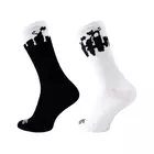 SUPPORTSPORT Radsocken CATS BLACK WHITE