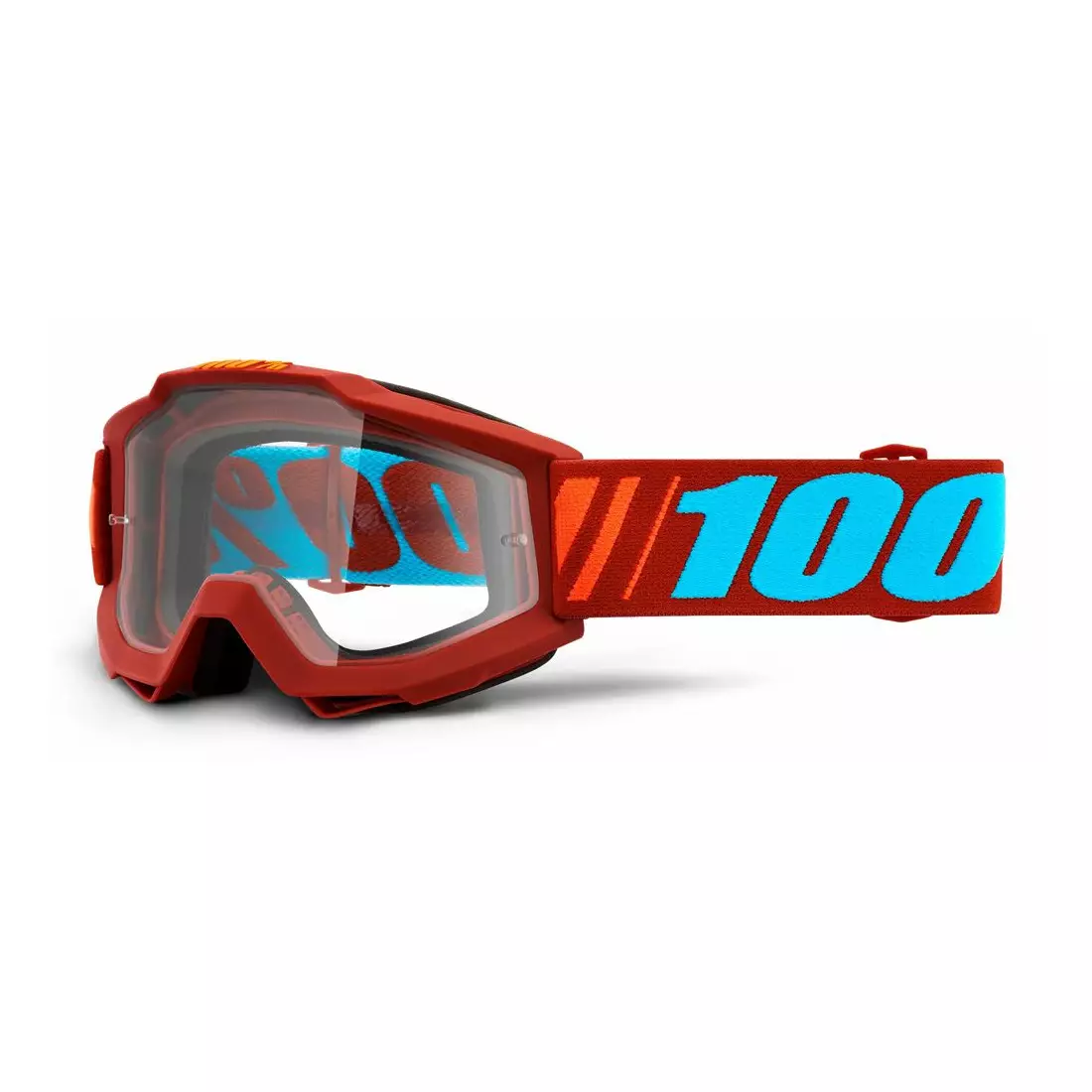 100% Fahrrad-Brille accuri dauphine (Anti-Beschlag klares Glas) STO-50200-346-02