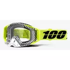 100% Fahrradbrille racecraft andre (Anti-Fog silber Spiegelglas + Anti-Fog transparentes Linse + 10 Pausen) STO-50110-315-02