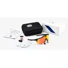100 % Sportbrille Speedcraft Air Soft Tact schwarz HiPER rote mehrschichtige Spiegellinse + klare Linse STO-61004-100-43