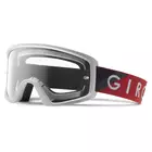 GIRO Fahrradbrille blok mtb red grey (grey cobalt 10% S3 + clear 99% S0) GR-7086550