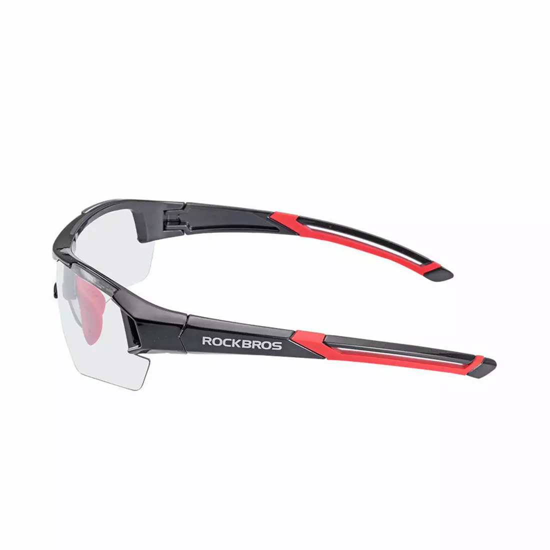 Rockbros 10112 Fahrrad / Sportbrille mit photochromem Schwarz und Rot