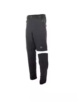 Rogelli 060.209 SS19 MTB Defender Herren Sporthose/Fahrradhose mit abzippbaren Hosenbein schwarz