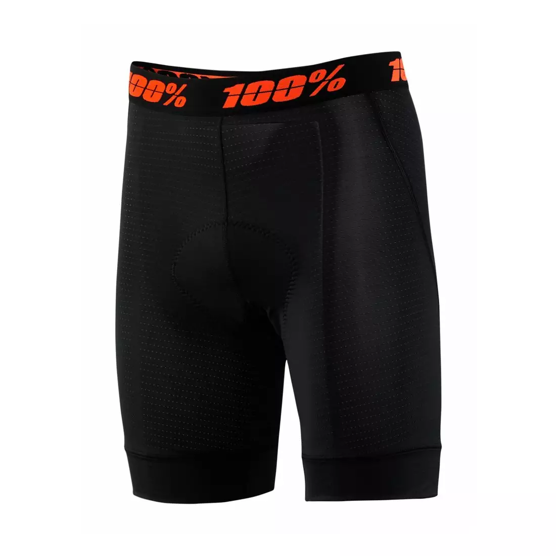 100% Herren-Boxershorts mit Fahrradpads crux liner black STO-49901-001-28