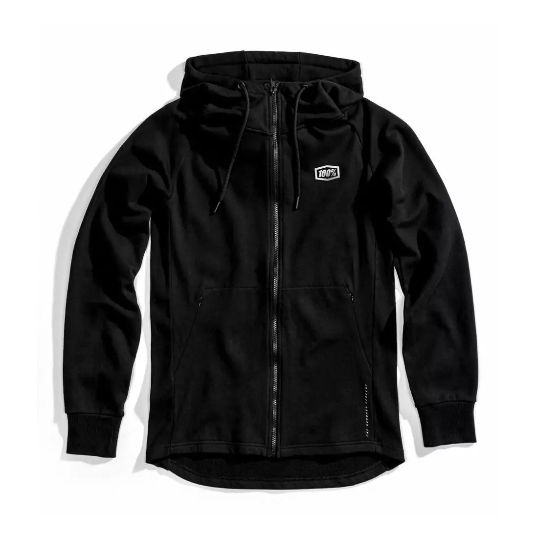 100% Herren Sport Sweatshirt stratosphere hooded zip tech fleece black STO-37003-001-10