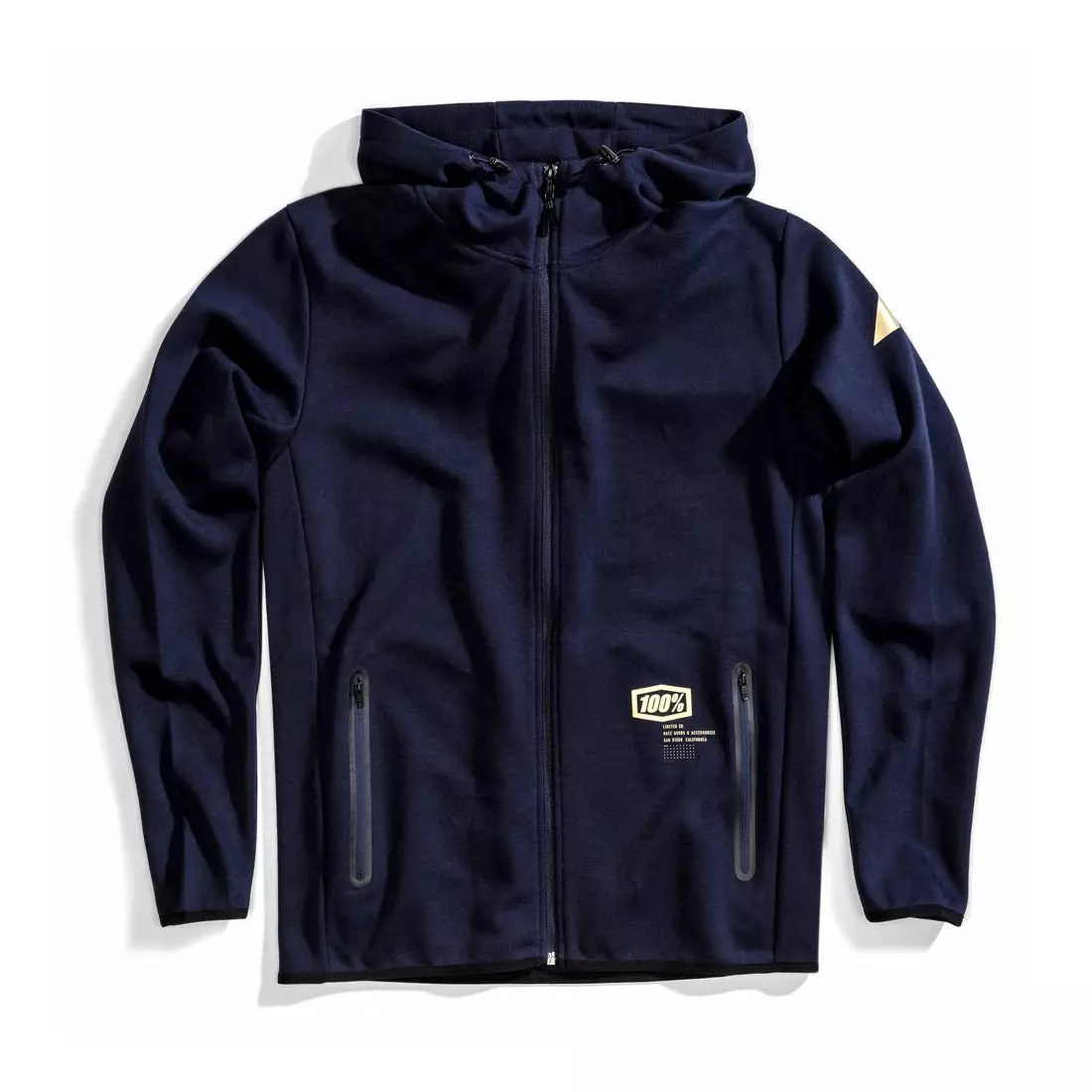 100% Herren Sport Sweatshirt  viceroy hooded zip tech fleece navy STO-37002-015-10