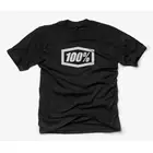 100% Kurzarm-Herrenhemd essential black STO-32016-001-14