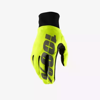 Rękawiczki 100% HYDROMATIC Waterproof Glove neon yellow roz. L (długość dłoni 193-200 mm) (NEW) STO-10011-004-12