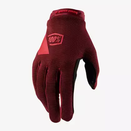 Rękawiczki 100% RIDECAMP Womens Glove brick roz. L (długość dłoni 181-187 mm) (NEW) STO-11018-060-10