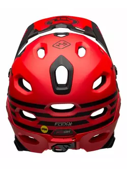 BELL SUPER DH MIPS SPHERICAL Vollgesichts Fahrradhelm, fasthouse matte gloss red black