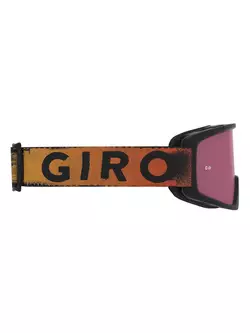 GIRO Fahrradbrille tazz mtb black red hypnotic (farbiges Glas VIVID-Carl Zeiss TRAIL + Transparentglas 99% S0) GR-7114191