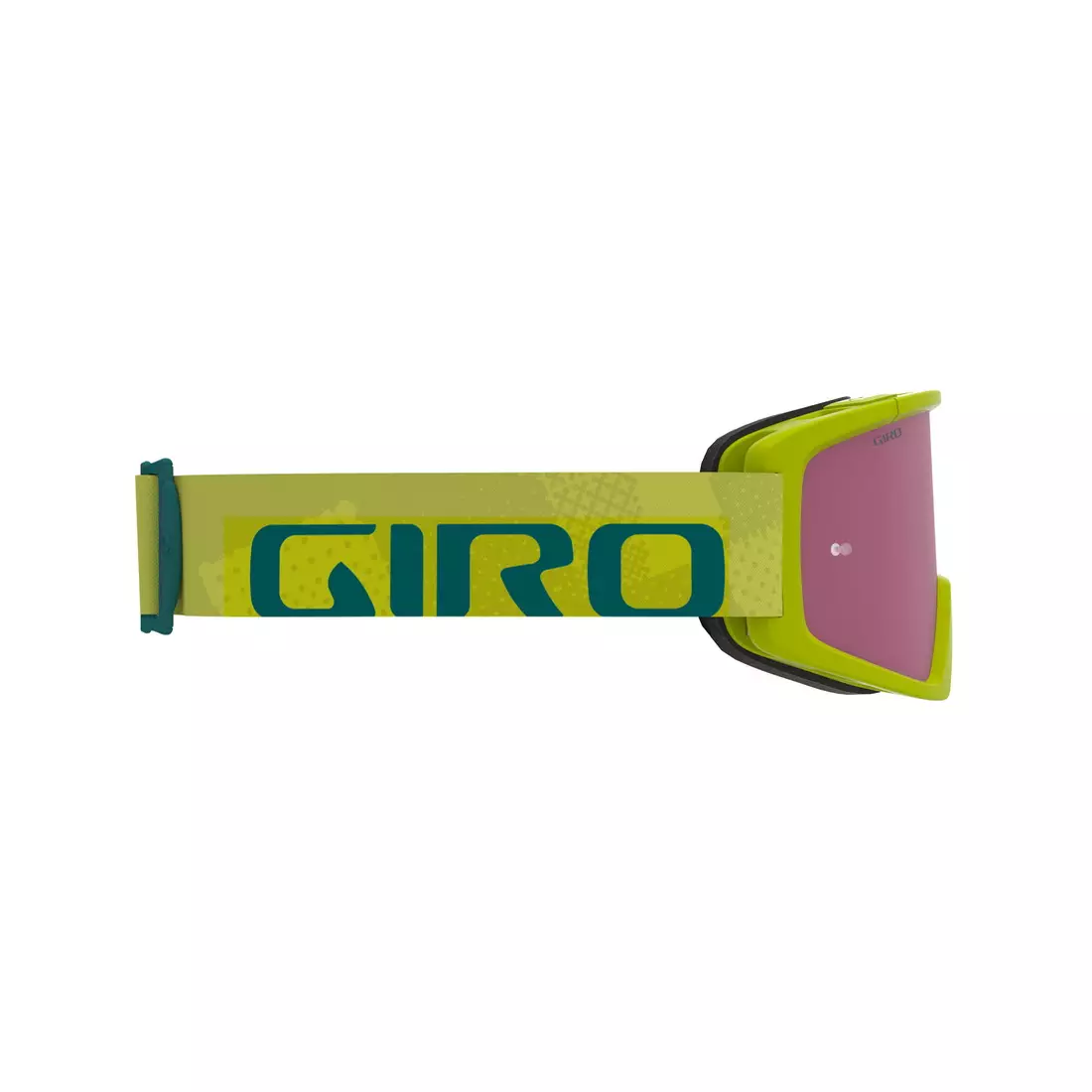 GIRO Fahrradbrille tazz mtb citron fanatic (farbiges Glas VIVID-Carl Zeiss TRAIL + Transparentglas 99% S0) GR-7114192
