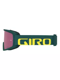 GIRO Fahrradbrille tazz mtb true spruce citron (farbiges Glas VIVID-Carl Zeiss TRAIL + Transparentglas S0) GR-7114195