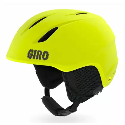 GIRO Kinder Ski/Snowboard Winterhelm launch mips matte citron GR-7104878