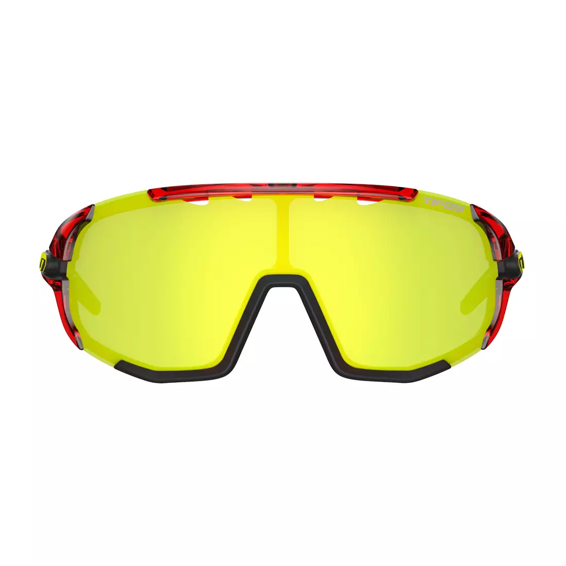 TIFOSI Sportbrillen mit austauschbaren Gläsern sledge clarion crystal red (Clarion Yellow, AC Red, Clear) TFI-1630109827