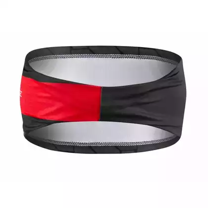 FORCE FIT Sportstirnband schwarz-rot UNI 903162
