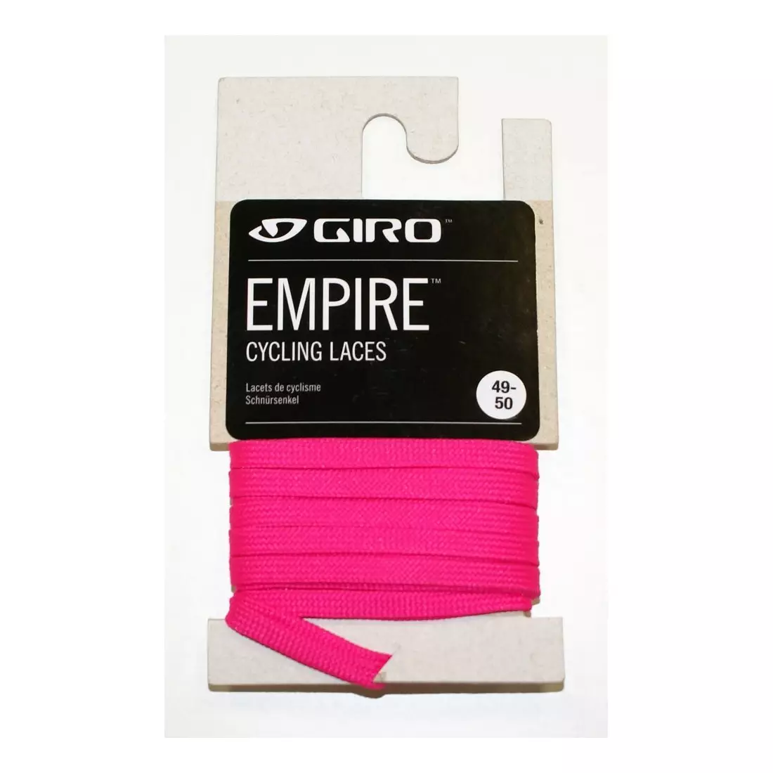 GIRO Schnürsenkel für Fahrradschuhe EMPIRE LACES coral pink GR-7084147