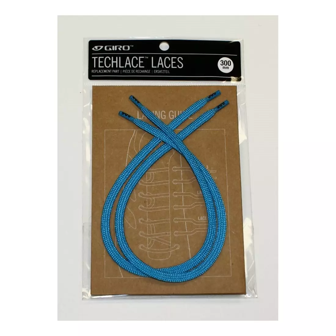 GIRO Schnürsenkel für Fahrradschuhe TECHLACE LACES blue jewel GR-7093299
