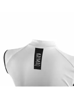 KAYMAQ SLEEVELESS ärmelloses Damen-T-Shirt 01.218, weiss