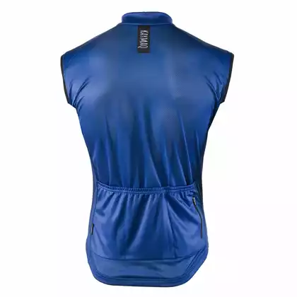 KAYMAQ SLEEVELESS ärmelloses Herren-T-Shirt 01.217, blau