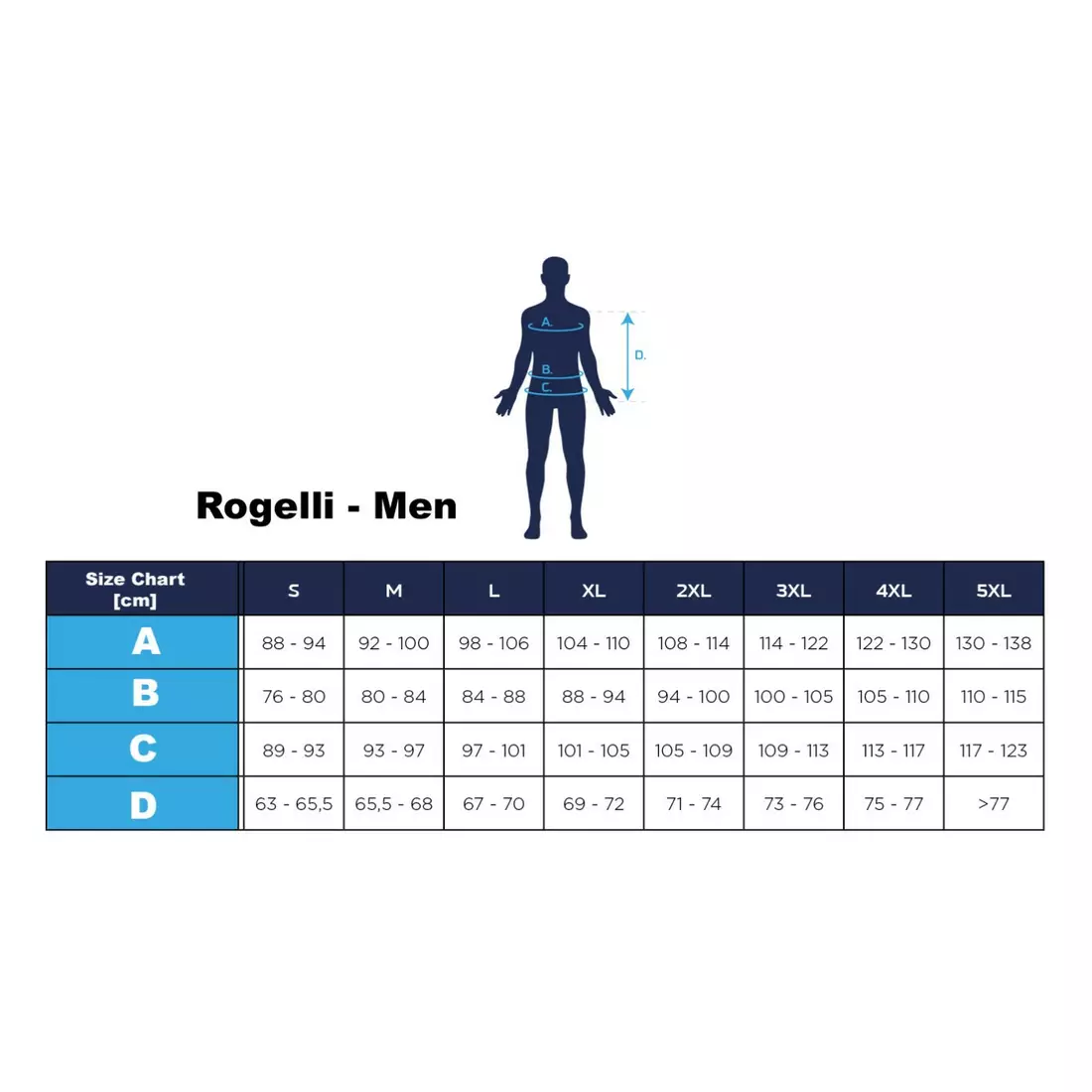 ROGELLI BRENO isolierte Sporthose für Männer mit seitlichem Vollreißverschluss, ohne Polsterung, schwarz