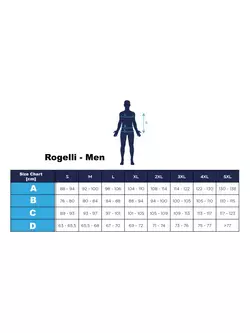 ROGELLI HERO, isolierte Fahrradhose mit Hosenträgern für Männer, schwarz blau