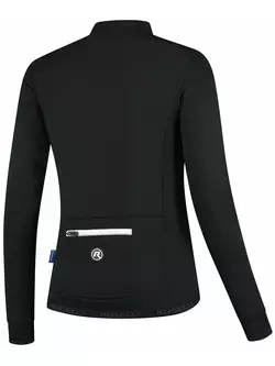 ROGELLI PESARA Damen Winter-Fahrradjacke mit windschutz softshell, schwarz-weiss