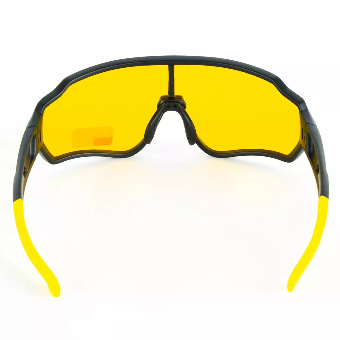 Rockbros 10164 Fahrrad Sportbrille mit polarisiertem schwarz-gelb