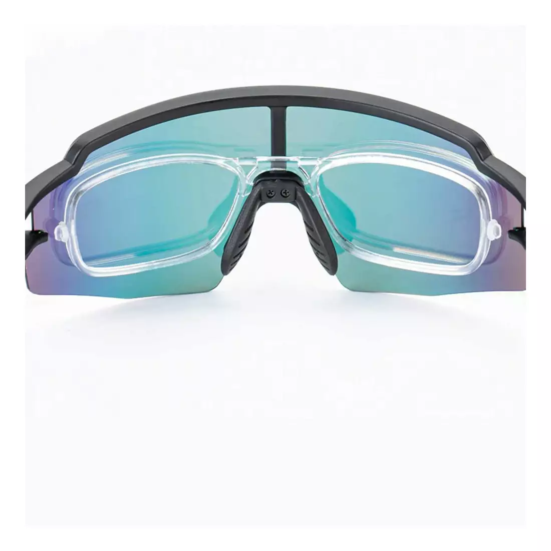 Rockbros 10171 Fahrrad / Sportbrille mit polarisiertem schwarz-grau