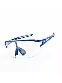 Rockbros 10174 Fahrrad- / Sportbrille mit Photochrom-Blau
