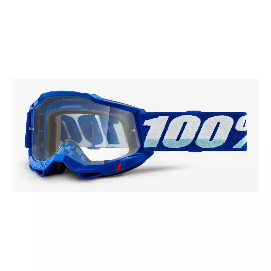 100% Fahrradbrille ACCURI 2 (transparentes Anti-Fog Glas, LT 88%-92%) blue STO-50221-101-02