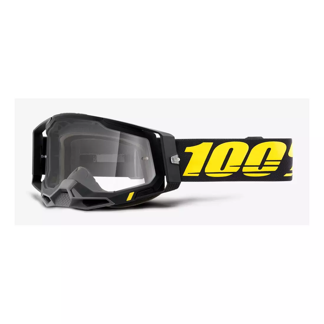 100% Fahrradbrille RACECRAFT 2 (transparentes Anti-Fog Glas, LT 88%-92% + 10 Schleudern) arbis