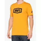 100% Herren Sport T-Shirt mit kurzen Ärmeln ESSENTIAL goldenrod STO-32016-009-13