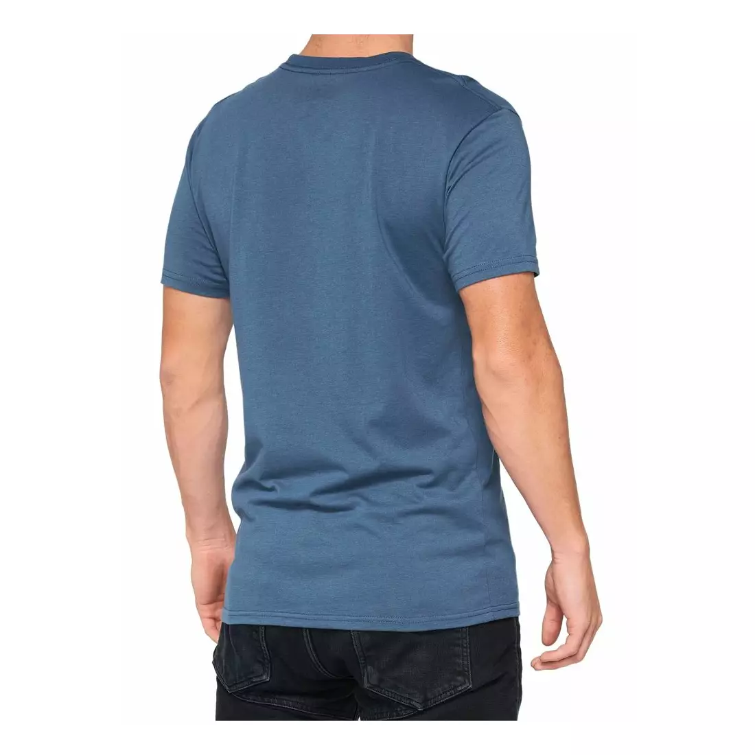100% Herren Sport T-Shirt mit kurzen Ärmeln KRAMER slate
