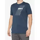 100% Herren Sport T-Shirt mit kurzen Ärmeln NORD slate blue STO-32124-182-13