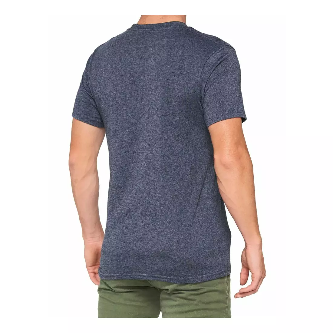 100% Herren Sport T-Shirt mit kurzen Ärmeln TRADEMARK navy heather