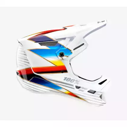 100% Fahrradhelm full face AIRCRAFT COMPOSITE knox white STO-80004-460-09