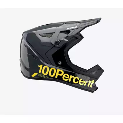 100% Fahrradhelm full face STATUS DH/BMX carby charcoal STO-80010-464-14