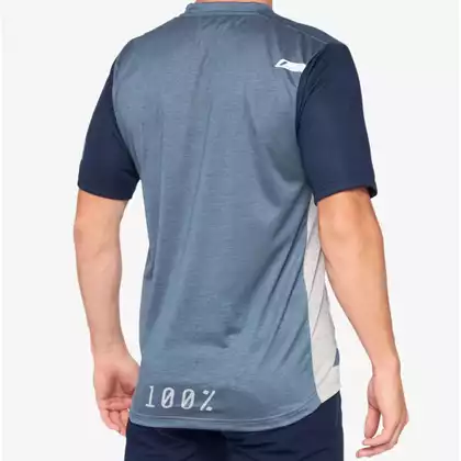 100% Sport-T-Shirt für Herren AIRMATIC steel blue grey 
