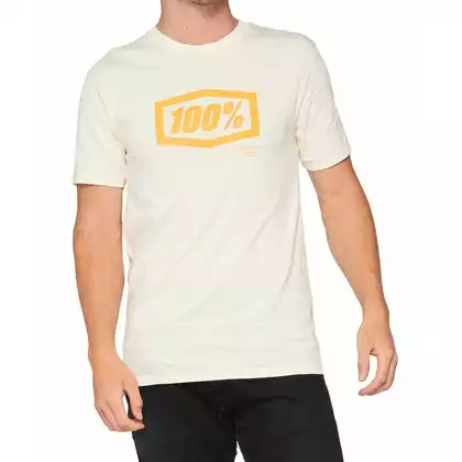 100% Herren Sport T-Shirt mit kurzen Ärmeln ESSENTIAL chalk orange STO-32016-461-13
