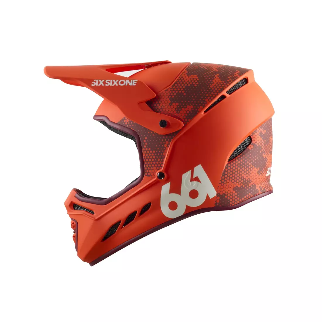661 RESET DIGI ORANGE MIPS Fahrradhelm fullface orange
