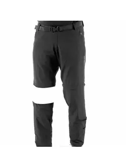 DEKO STR-M-001 Fahrradhose für Männer mit abnehmbaren Beinen, schwarz