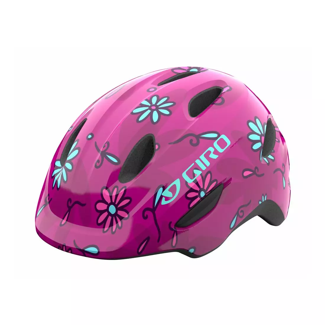 GIRO Kinder-Junior-Fahrradhelm SCAMP INTEGRATED MIPS pink street daisies GR-7129865