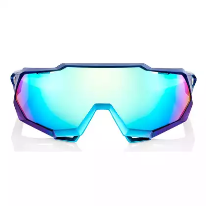 100% Sportbrille SPEEDCRAFT (blue multilayer mirror, LT 12% + clear glass, LT 93%) matte metallic into the fade STO-61023-390-69