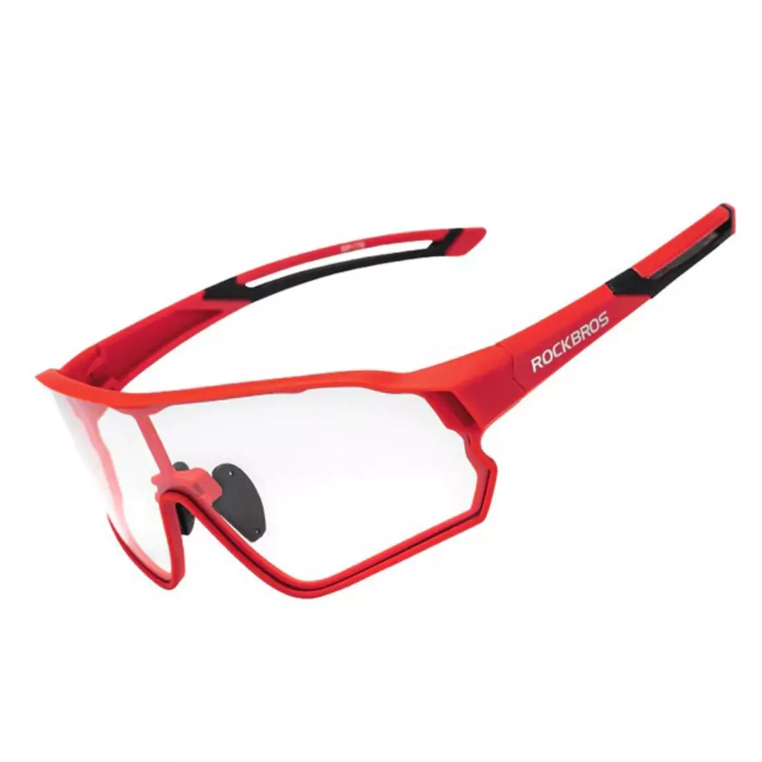 Rockbros 10137 Fahrrad- / Sportbrille mit Photochrom rot