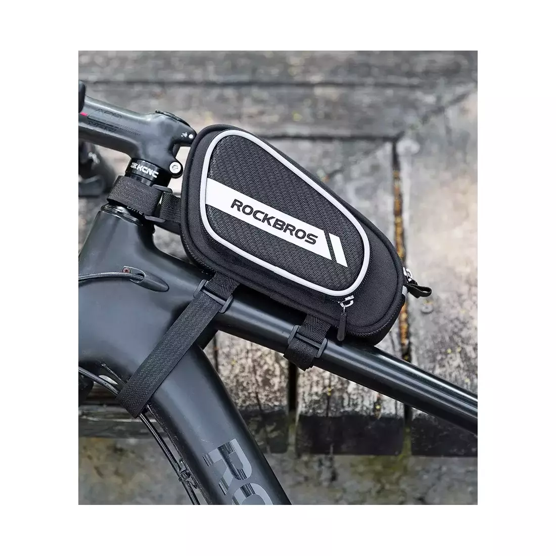Rockbros Fahrradtasche / Packtasche unter Rahmen 1,8l schwarz  006-1BK