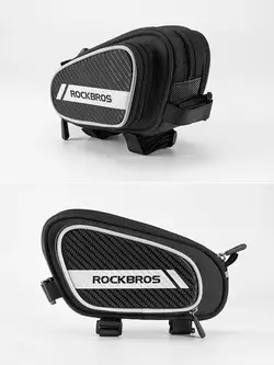 Rockbros Fahrradtasche / Packtasche unter Rahmen 1,8l schwarz  006-1BK