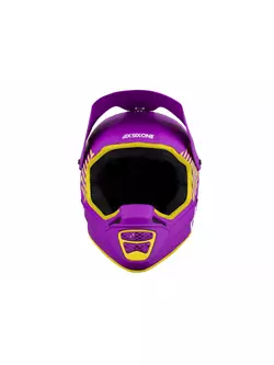 SisSixOne 661 RESET DAZZLE PURPLE Fahrradhelm fullface violett-gelb