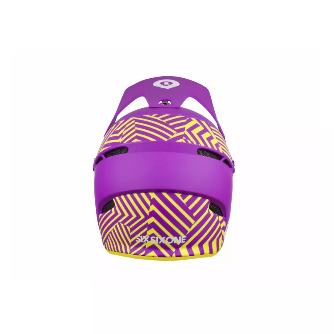 SisSixOne 661 RESET DAZZLE PURPLE Fahrradhelm fullface violett-gelb