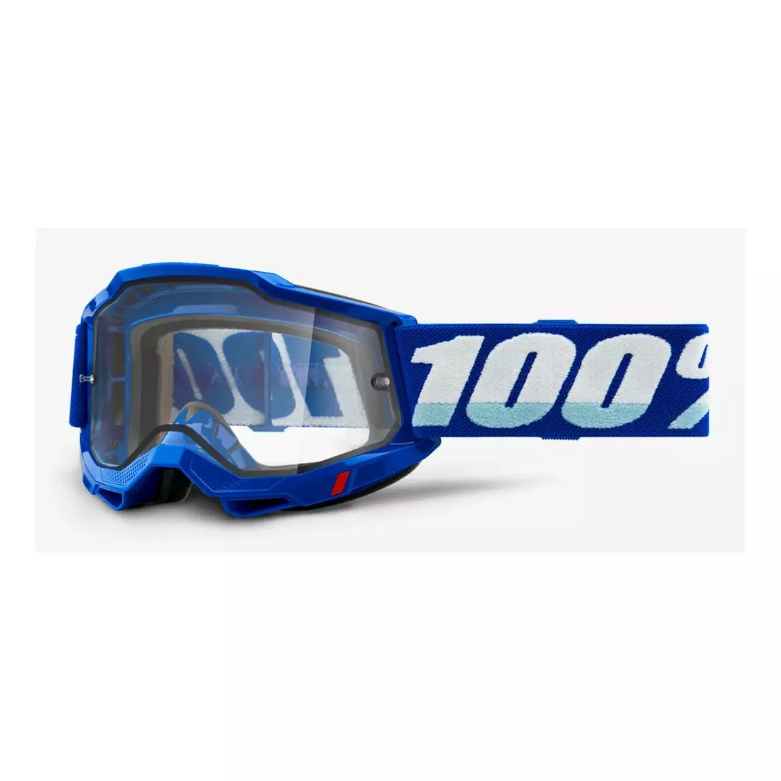 100% Fahrradbrille ACCURI 2 ENDURO MOTO BLUE (transparente Doppelscheibe) 1STO-50221-501-02